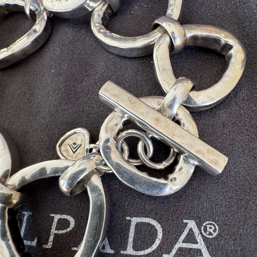 Silpada Silver Rush Bracelet Toggle Bracelet W/Bo… - image 3